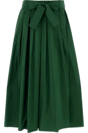 Max Mara Falda Zarda de popelina