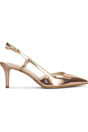 Fabio Rusconi Zapatos metalizados con tacón de 70 mm