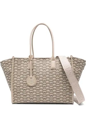 Emporio Armani Bolso shopper con motivo del logo