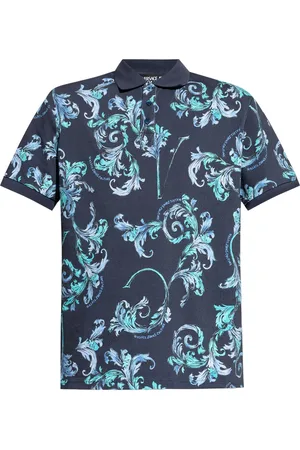 VERSACE Polo con motivo Barocco