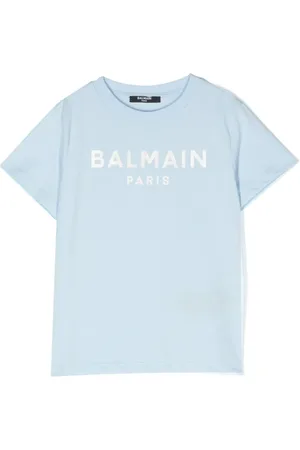 Balmain Camiseta con logo holográfico