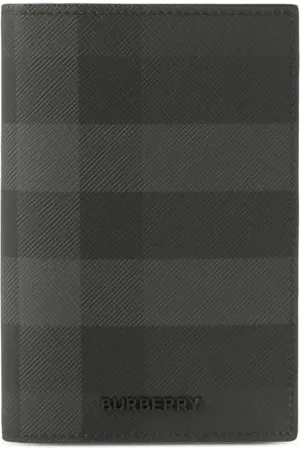 Burberry Funda para pasaporte a cuadros