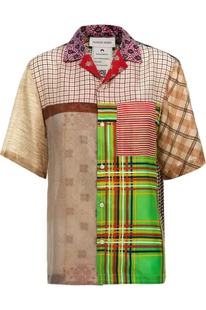 Marine Serre Camisa con varios estampados