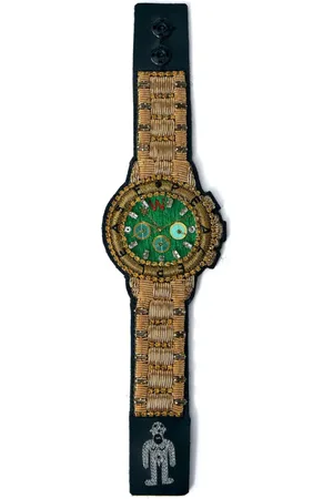 WALTER VAN BEIRENDONCK Pulsera con detalles de cristal