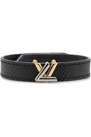 LOUIS VUITTON Pulsera LV Twist It Bracelet de piel Epi bicolor 2020