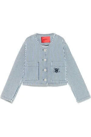 MAX&Co. Kids Chaqueta vaquera a rayas
