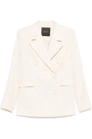 LOULOU Blazer con apliques de strass