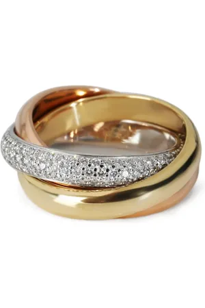 Cartier Anillo Trinity en oro de 18 ct con diamantes