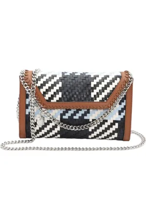 Stella McCartney Bandolera con motivo tejido
