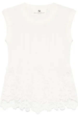 ERMANNO SCERVINO Top con detalles de encaje