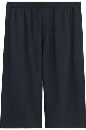 Filippa K Pantalones cortos drapeados de sarga