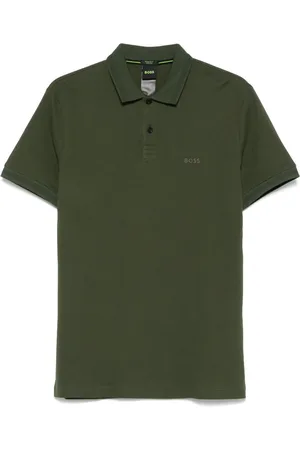 HUGO BOSS Polo con ribete de rayas