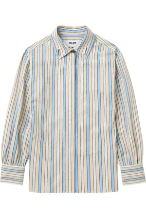 Msgm Camisa a rayas