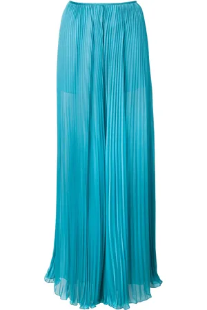 Alberta Ferretti Pantalones anchos plisados