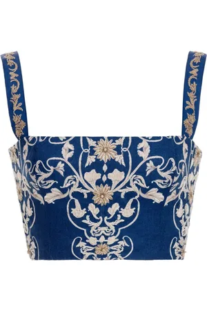 Agua by Agua Bendita Top Cacao Ribbons