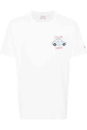 MC2 SAINT BARTH Camiseta con logo bordado