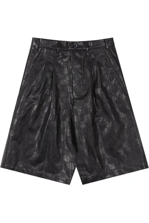 SONG FOR THE MUTE Pantalones cortos a cuadros "Black"