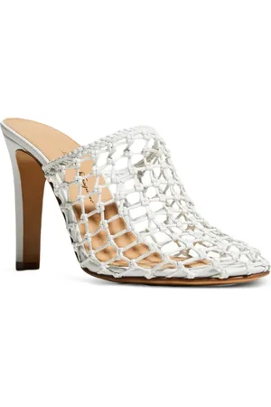 Salvatore Ferragamo Mules Ellas con diseño tejido