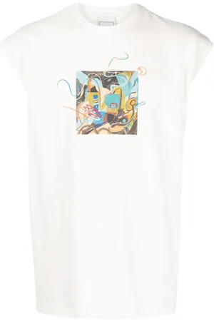 Bethany Williams Camiseta sin mangas con motivo gráfico