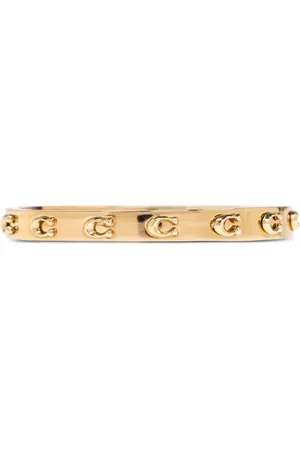 Coach Brazalete con placa del logo