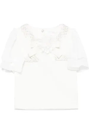 PATACHOU Blusa con apliques florales