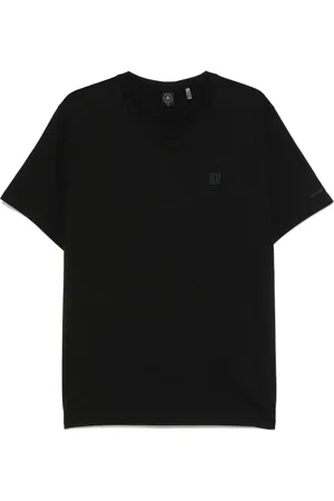 Moose Knuckles Camiseta con parche del logo