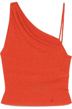 Nanushka Top drapeado