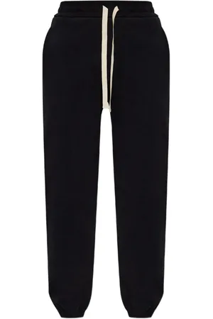 Jil Sander Pantalones de chándal con logo bordado
