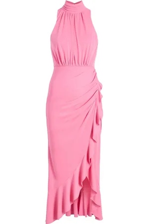 Cinq A Sept Vestido midi Antonia asimétrico