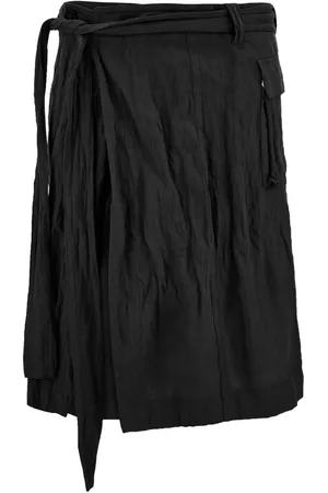Salvatore Ferragamo Falda midi cruzada