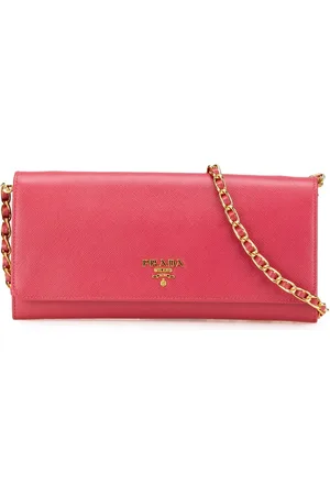 Prada Bandolera con cadena de piel saffiano 2000-2024