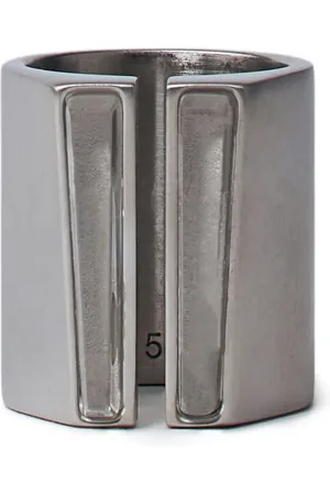 Rick Owens Anillo con logo grabado