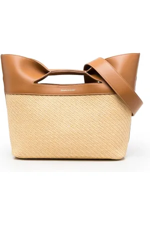 Alexander McQueen Bolso shopper con logo estampado