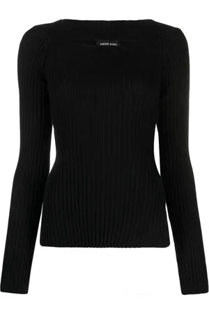 ANINE BING Top con aberturas