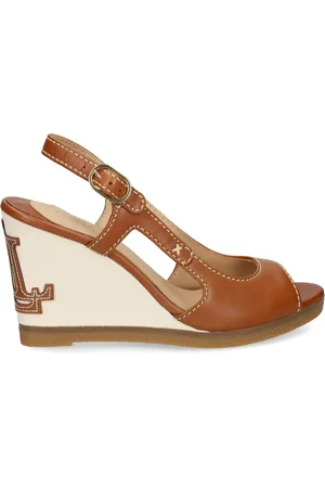 Ralph Lauren Sandalias con logo en relieve y tacón de 80 mm
