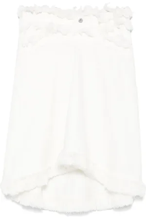 Salvatore Ferragamo Falda midi vaquera