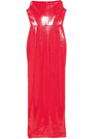ALEX PERRY Vestido largo con lentejuelas