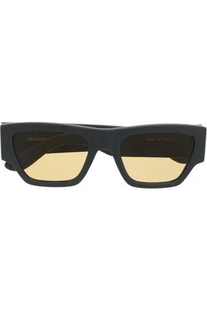 Alexander McQueen Gafas de sol con logo grabado