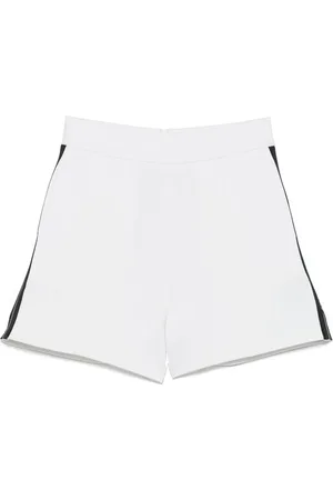 EA7 Pantalones cortos de deporte con ribete de rayas