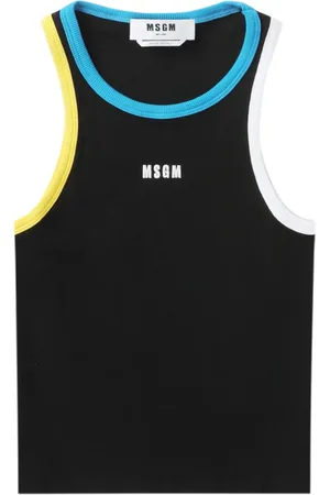 Msgm Top con logo bordado