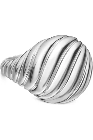 David Yurman Anillo Sculpted Cable de 13 mm en plata de ley