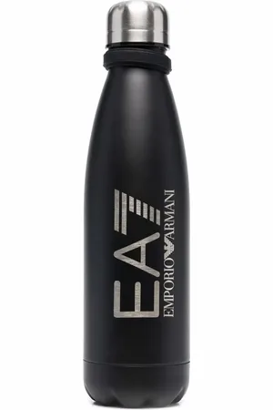 EA7 Botella de agua con logo estampado