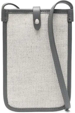 Kiton Bandolera con logo en relieve