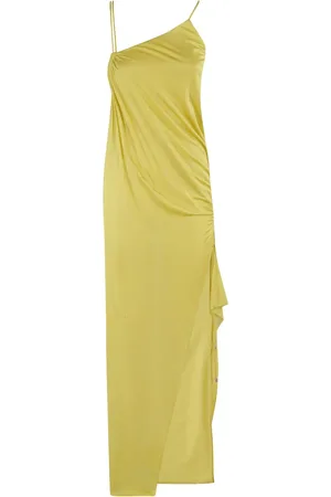 BLUMARINE Vestido largo asimétrico