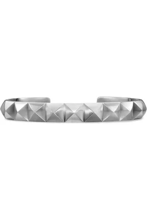 David Yurman Brazalete Pyramid de 9.3 mm en plata de ley