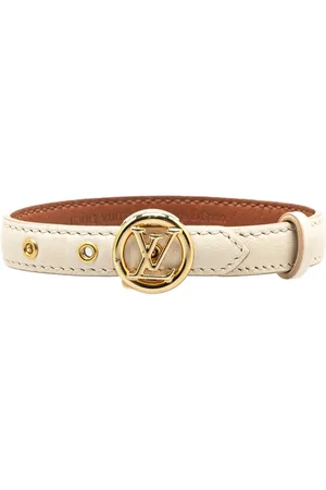 LOUIS VUITTON Pulsera LV Circle Bracelet de piel 2020
