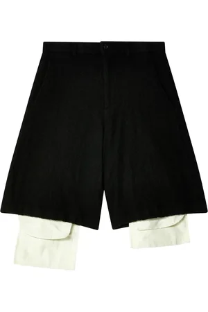 Comme des Garçons Bermudas con diseño a capas