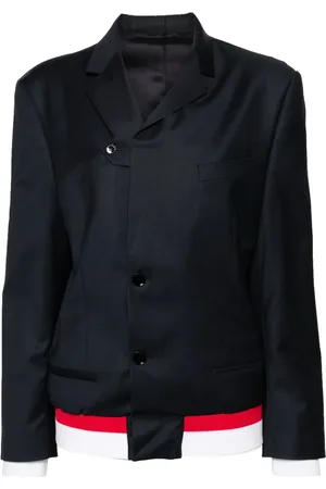 BETTTER Blazer bómber con solapas de muesca de Better x Fila