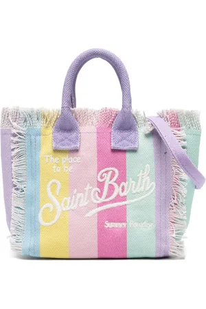 MC2 SAINT BARTH Bolso shopper Vanity mini a rayas