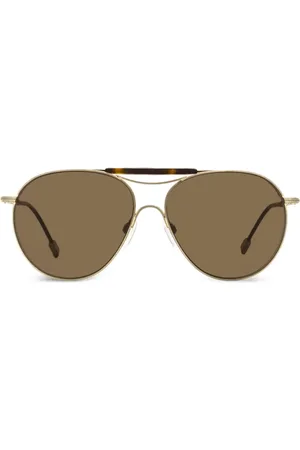 Ermenegildo Zegna Gafas de sol con montura metalizada